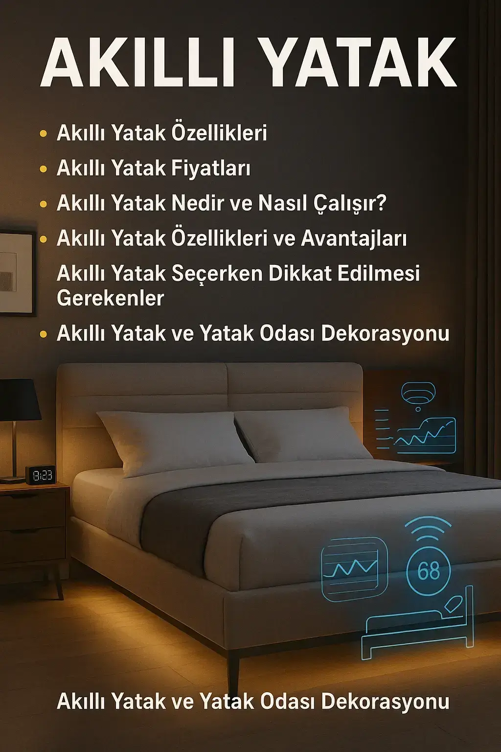 Akıllı Yataklarla Konforlu Uyku: Tüm Özellikler ve Dekorasyon Önerileri