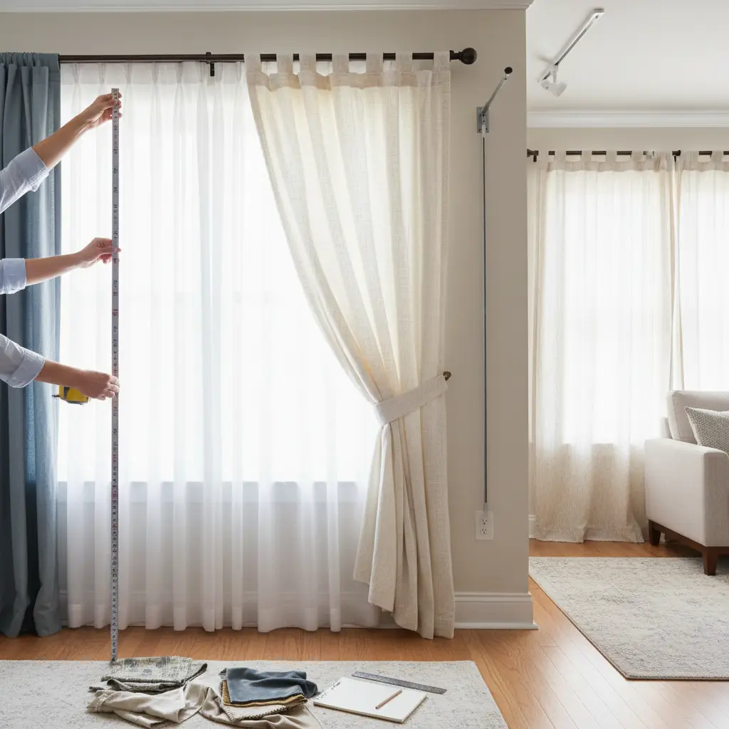 Fon Perde Ölçüsü Nasıl Alınır? En, Boy ve Pile Hesabı