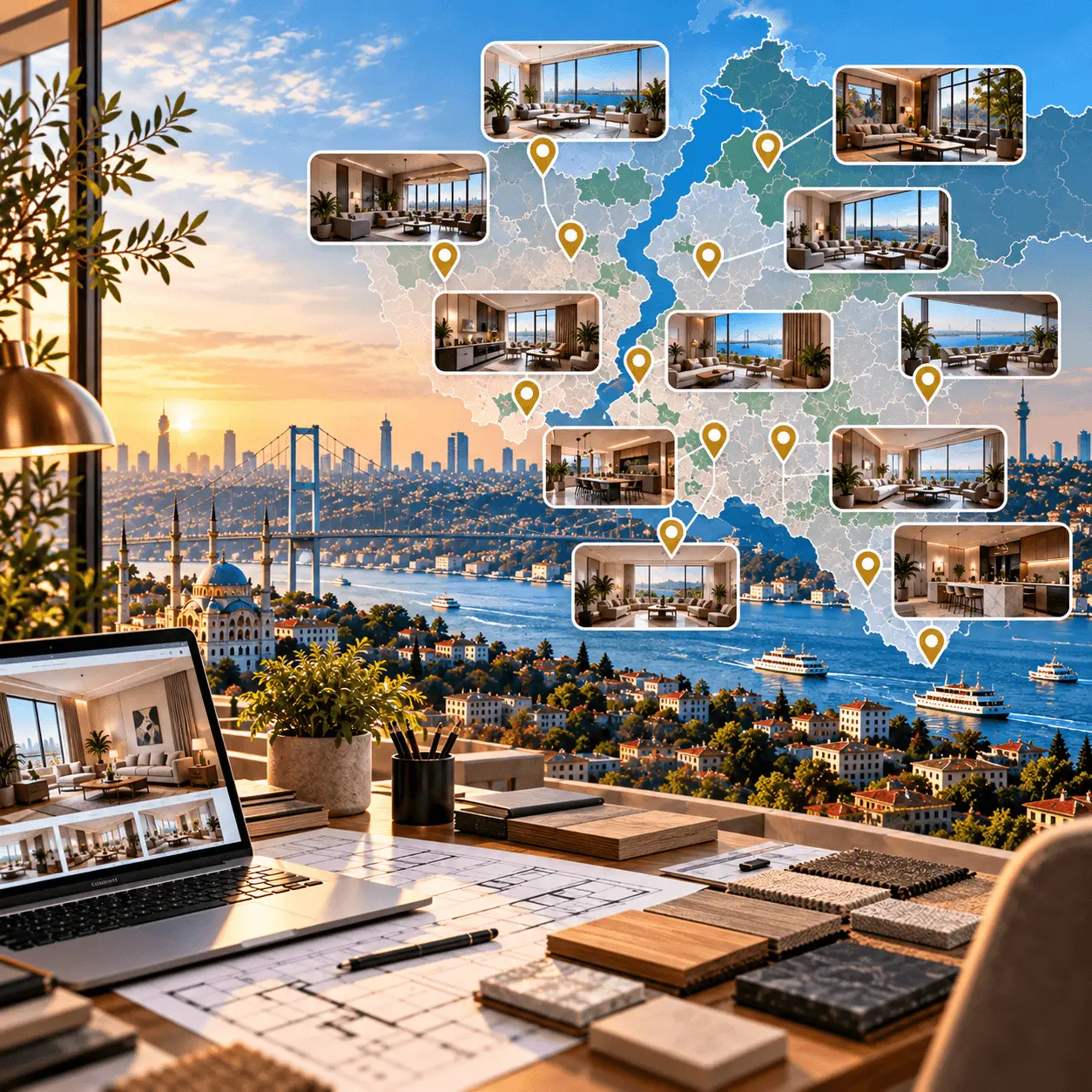 İstanbul'daki İç Mimarlık Firmaları: İlçe İlçe Rehber
