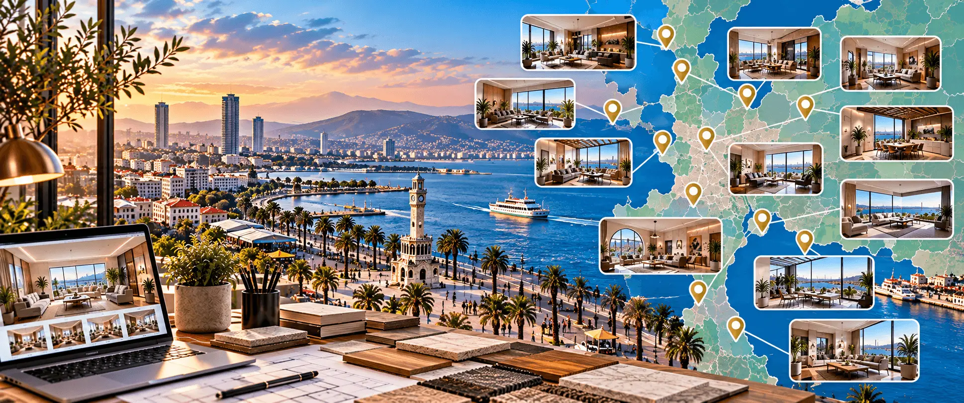 İzmir'deki İç Mimarlık Firmaları: İlçe İlçe Rehber