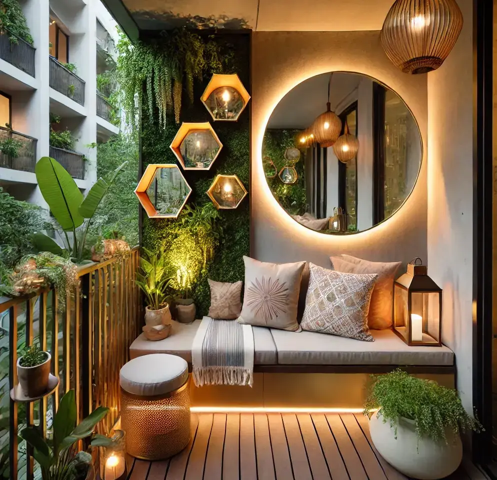 küçük balkon dekorasyonu