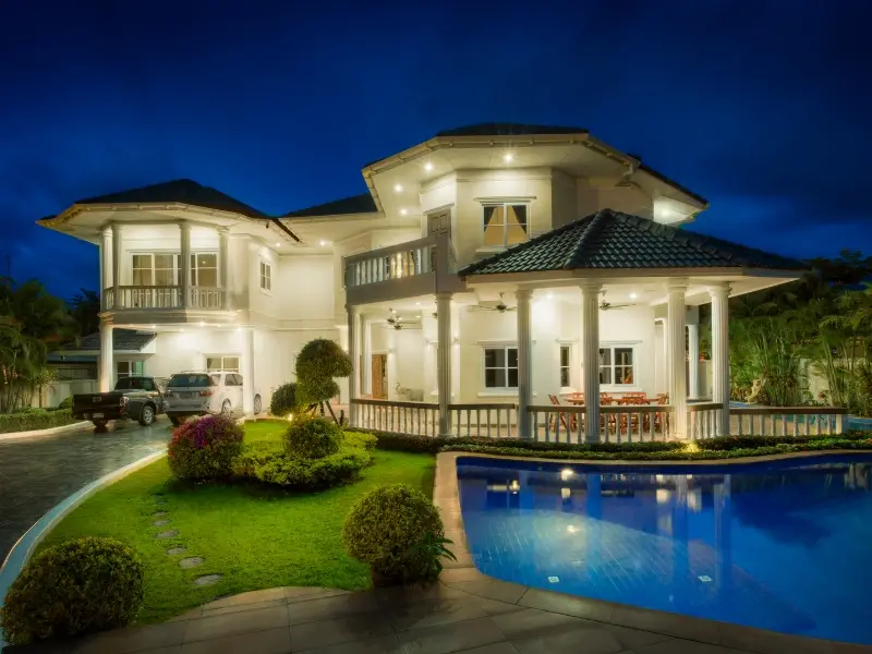 Villa iç dekorasyonu